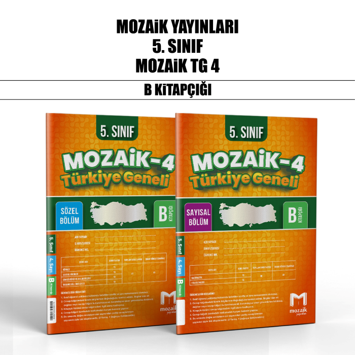 MOZAİK 05.SINIF TÜRKİYE GENELİ SAY/SÖZ 4-B -25-26